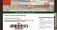Desktop Screenshot of museumofprinting.org