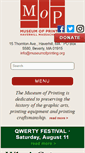 Mobile Screenshot of museumofprinting.org